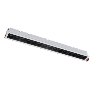 ΧΩΝΕΥΤΟ ΓΡΑΜΜΙΚΟ ΦΩΤΙΣΤΙΚΟ EL-05 20W 3000K, ΛΕΥΚΟ & ΜΑΥΡΟ