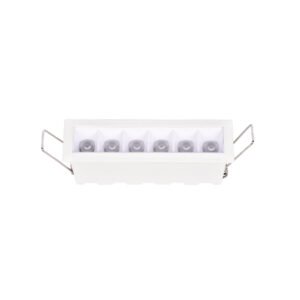 Inlight Downlight σποτ 6*3W 3CCT σε λευκή απόχρωση (X00200W)