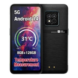AGM X6 Μαύρο Smart αδιάβροχο κινητό τηλέφωνο 5G
