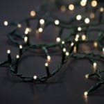 Σειρά Χριστουγέννων 180 Λαμπάκια 11μέτρα Ρυζάκι Με Πρόγραμμα M/F IP20 Πράσινο Καλώδιο/Θερμό Χρώμα 220-240V OEM 840612