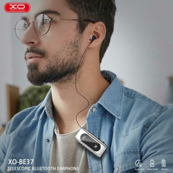 XO BE37 Ενσύρματο Ακουστικό Με Μεγάλη Διάρκεια Χρήσης Και Ψηφιακή Ένδειξη - Image 6
