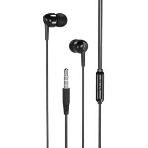 XO EP37 In-ear Earphone 1.15M Black με Καρφί 3.5mm