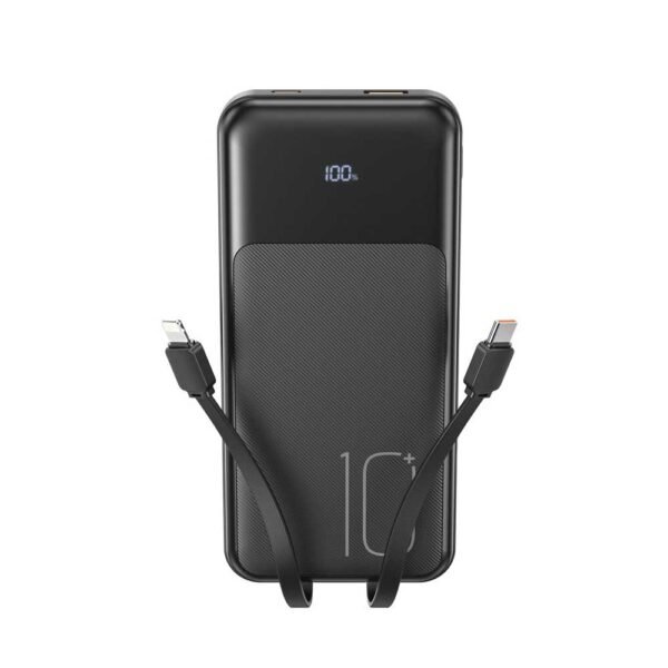 XO PR248 USB-C 20W / USB-A 22.5W Display Fast Charging Powerbank 10000mAh Μαύρο