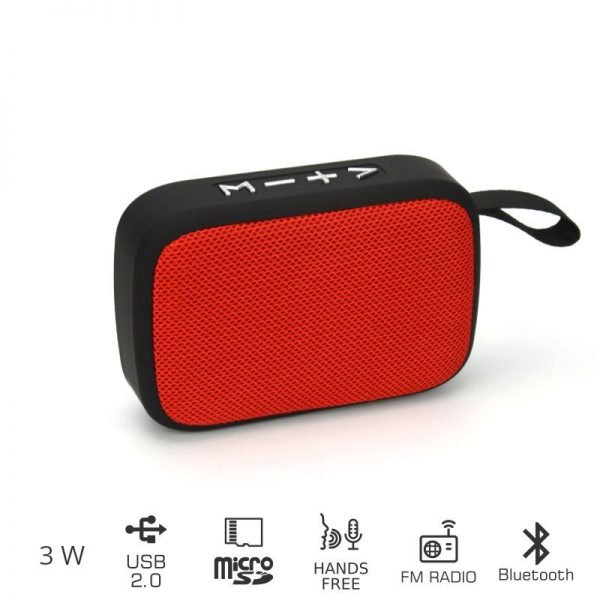 55110582-0068-Akai ABTS-MS89R Φορητό ηχείο Bluetooth με USB και micro SD – 3 W
