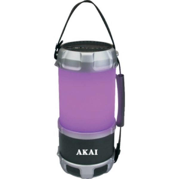 Akai ABTS-S38 Φορητό ηχείο Bluetooth πολύχρωμο φανάρι LED και powerbank με Aux-In και USB – 19 W - Image 5