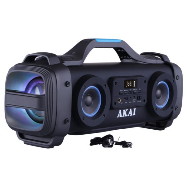 Akai ABTS-SH01 Φορητό ηχείο Bluetooth karaoke με LED, USB και Aux-In – 51 W - Image 10