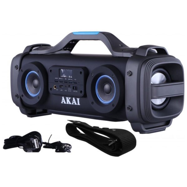 Akai ABTS-SH01 Φορητό ηχείο Bluetooth karaoke με LED, USB και Aux-In – 51 W - Image 5