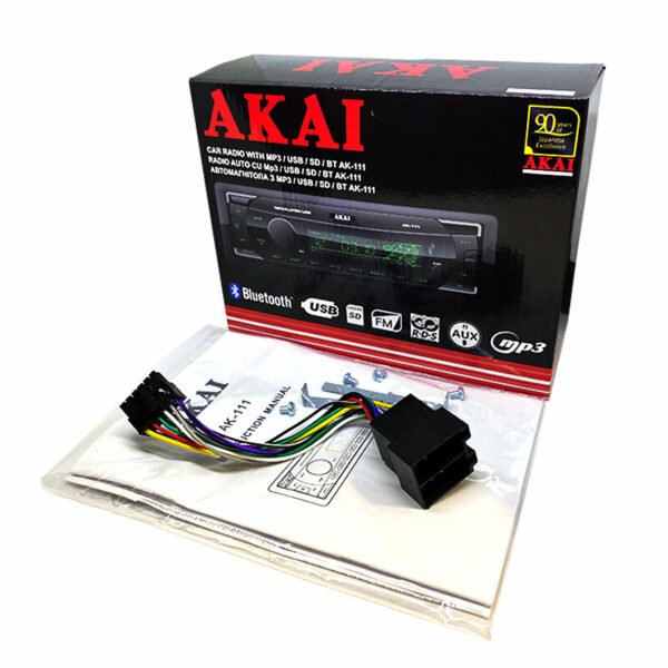 Aux-In και αποσπώμενη πρόσοψη 4 x 45 W