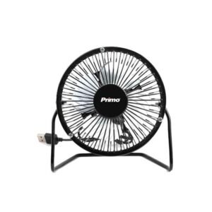 Ανεμιστήρας Mini PRMF-80426 Primo 4'' 10εκ. Με USB Μαύρος