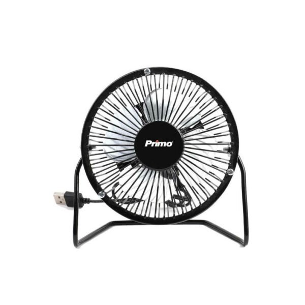Ανεμιστήρας Mini PRMF-80426 Primo 4'' 10εκ. Με USB Μαύρος