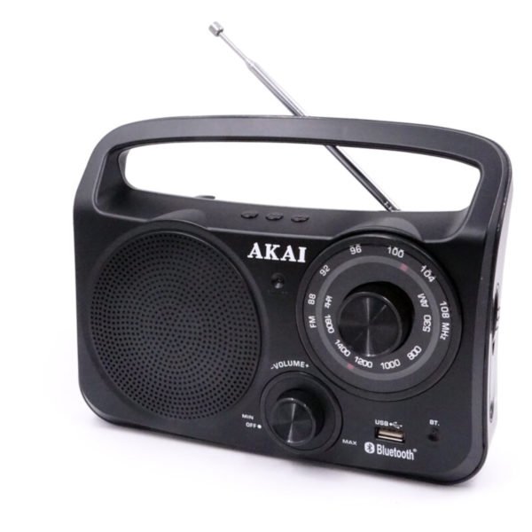 Akai APR-85BT Φορητό αναλογικό ραδιόφωνο με Bluetooth, USB και Aux-In - Image 5