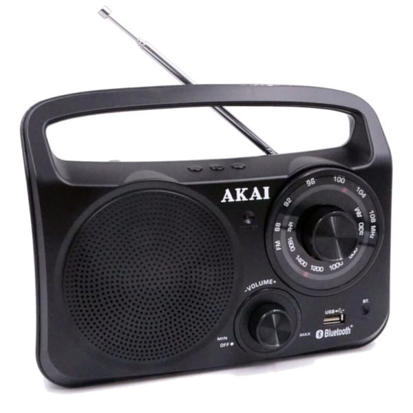 Akai APR-85BT Φορητό αναλογικό ραδιόφωνο με Bluetooth, USB και Aux-In - Image 4