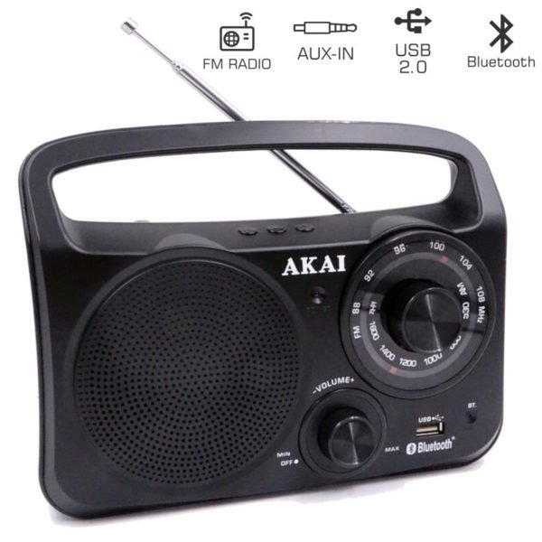 55110583-0011-Akai APR-85BT Φορητό αναλογικό ραδιόφωνο με Bluetooth