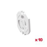 Daria 10 Προστατευτικά Ασφαλείας πρίζας λευκά 10 τμχ