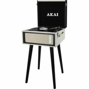 Akai ATT-100 BT Πικάπ βαλίτσα με πόδια με Bluetooth in/out