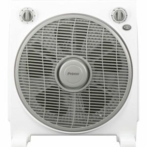 Ανεμιστήρας Box Fan PRBF-80452 Primo 12'' 30εκ. Λευκός-Γκρι