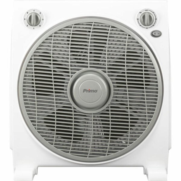 Ανεμιστήρας Box Fan PRBF-80452 Primo 12'' 30εκ. Λευκός-Γκρι