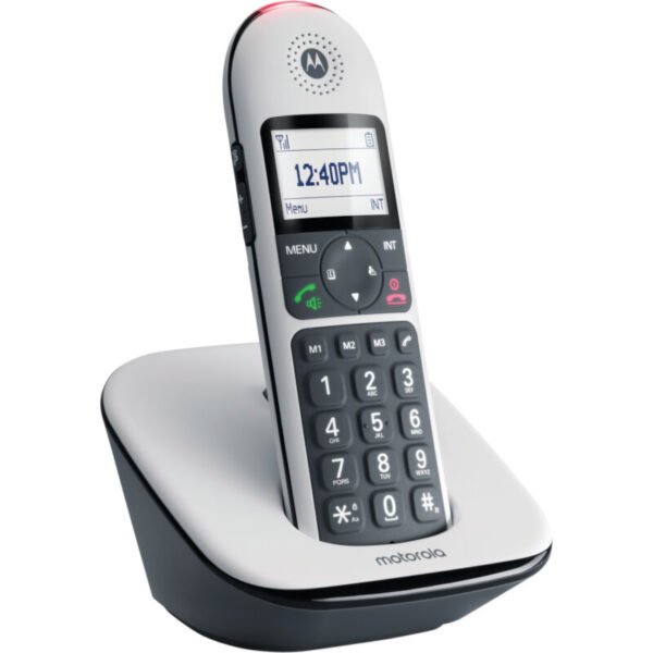 Motorola CD5001 (Ελληνικό Μενού) Ασύρματο τηλέφωνο συμβατό με ακουστικά βαρηκοΐας με φραγή αριθμών και ανοιχτή ακρόαση - Image 3