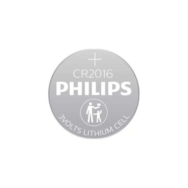 Philips CR2016P2/01GRS Μπαταρία λιθίου Blister 2τεμ. 3V - Image 2