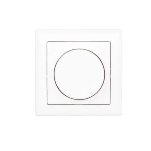 Ρεοστάτης περιστροφικός Απλός για LED 325W Daria Λευκό