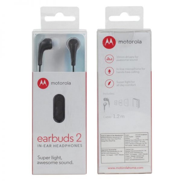 Motorola EARBUDS 2 Black In ear ακουστικά ψείρες Hands Free - Image 6