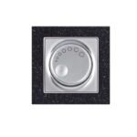 Ρεοστάτης για LED και Ιωδίνη Αλλέ Ρετούρ 300VA Elitra Plus Corian® Black Quartz