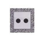 Πρίζα Μεγαφώνου Διπλή Elitra Plus Corian® Mont Blanc