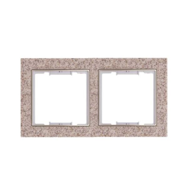 Πλαίσιο Διπλό Οριζόντιο Elitra Plus Corian® Sand Stone