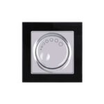Ρεοστάτης Απλός 600W Elitra Plus Γυαλί Μαύρο