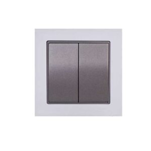 Διακόπτης Κομυτατέρ Μέταλλο Elitra Plus Steel Chrome