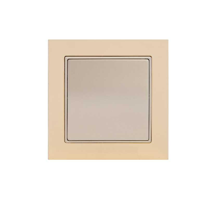 Διακόπτης Αλλέ Ρετούρ Elitra Plus Μέταλλο Satin Steel