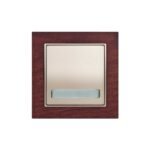 Μπουτόν Επιγραφής και Φώς 12V Elitra Plus Ξύλο Κερασιά