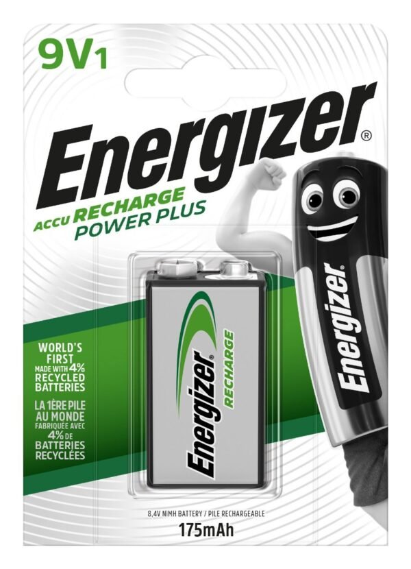 Energizer Power Plus HR22 9V 175mAh (1τμχ)