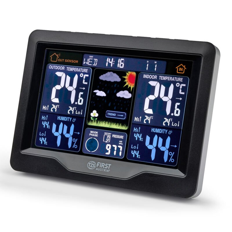 έγχρωμη οθόνη και ξυπνητήρι