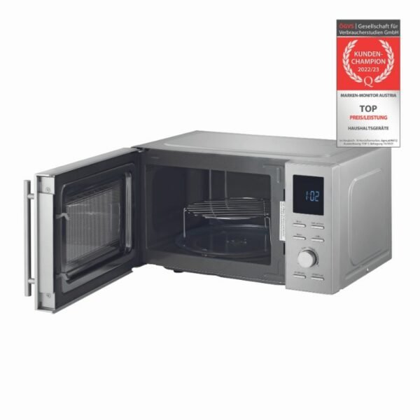 First Austria FA-5002 Ιnox φουρνάκι μικροκυμάτων 700W-grill 800W – μικτά 20L - Image 3