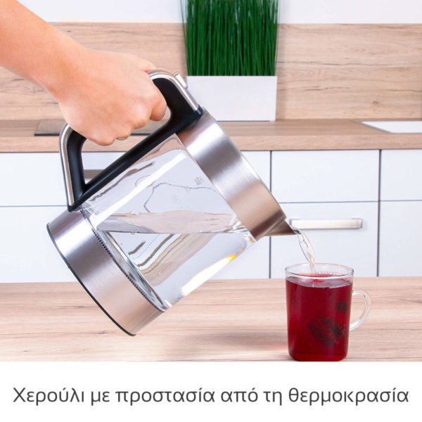 First Austria FA-5405-5 Γυάλινος βραστήρας με έλεγχο θερμοκρασίας και LED 1.5 L 2200 W - Image 6