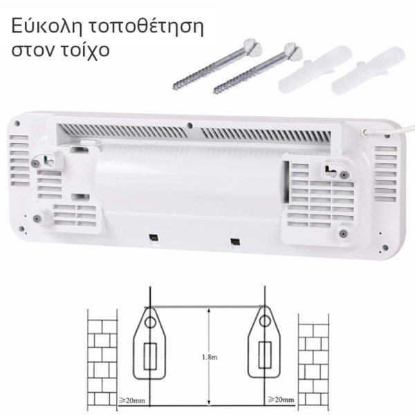 χρονοδιακόπτη και τηλεχειριστήριο 2000 W
