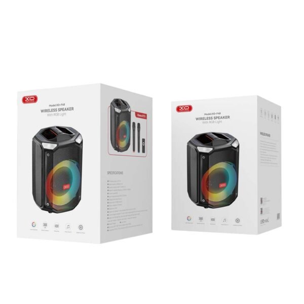 XO F48 Dual 8" RGB Bluetooth Speaker 40W (with remote control) - Image 7