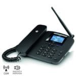 5514587-0111-Motorola FW200L Μαύρο Σταθερό GSM τηλέφωνο με ανοιχτή ακρόαση και φωτιζόμενη οθόνη