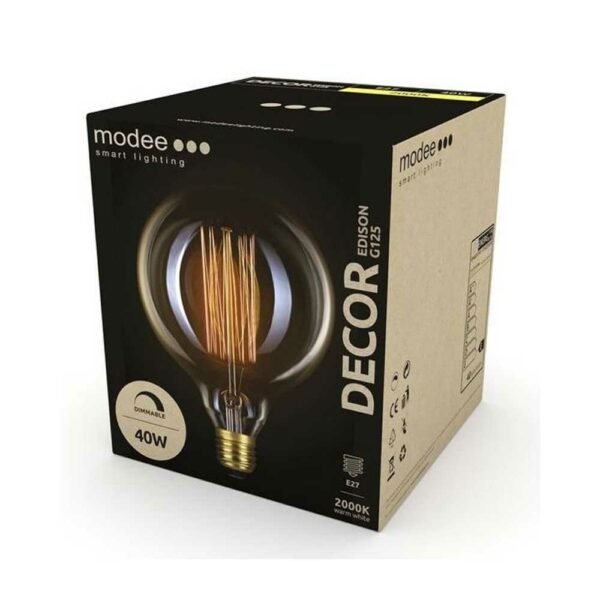Modee Λάμπα Edison Vintage Bronze G125 40W - Image 2