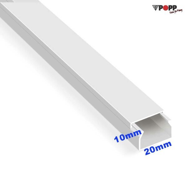 Αυτοκόλλητο κανάλι 20Χ10mm SpeedFix Βέργα 2μ Μήκος
