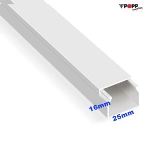 Κανάλι απλό 25x16mm ενός διαμερίσματος Βέργα 2m