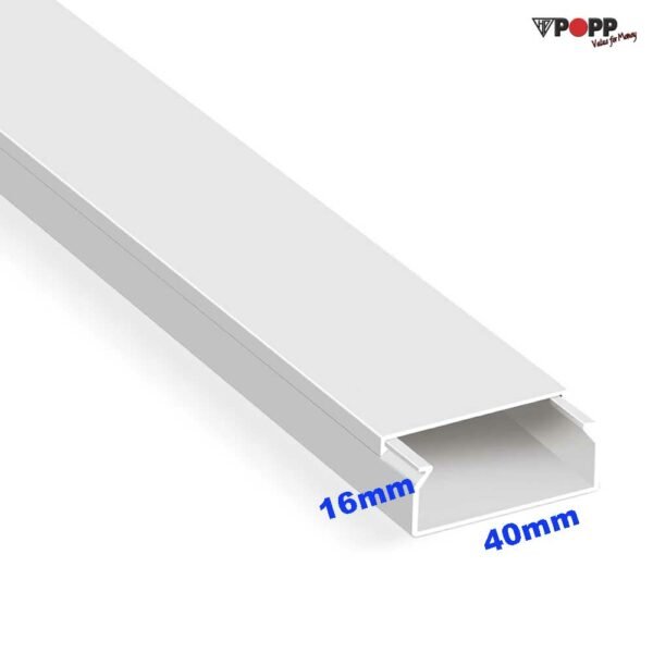 Κανάλι απλό 40x16mm ενός διαμερίσματος Βέργα 2m