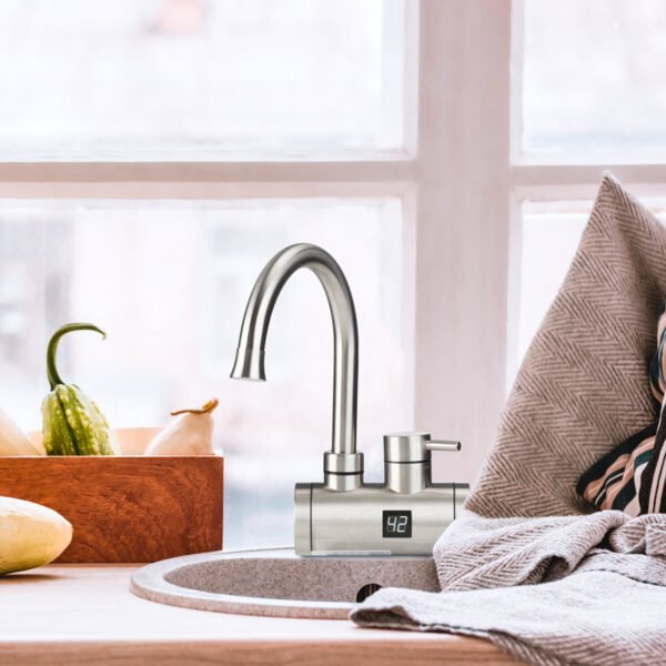 Osio OHF-2045 Ηλεκτρικός ταχυθερμαντήρας βρύση τοίχου με οθόνη inox για μπάνιο 3300W - Image 16