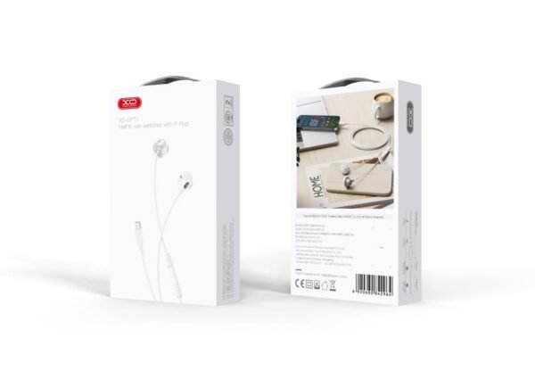XO EP71 original series cracked version Lightning in ear metal digital call earphones - Image 4