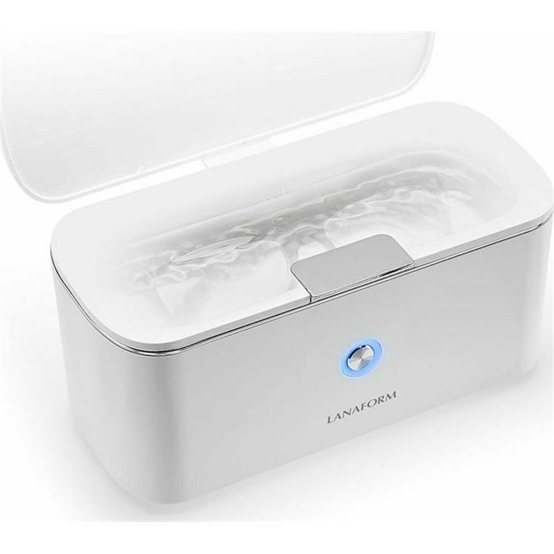 Lanaform LAGR140103 Καθαριστής Υπερήχων με Ψηφιακό Χρονοδιακόπτη Inox 400ml