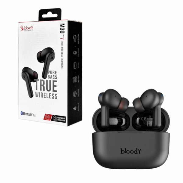 Bloody M-30 Black True wireless αδιάβροχα ασύρματα Bluetooth ακουστικά