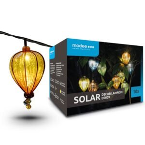 Modee Lighting LED Vintage Ηλιακή Γιρλάντα 10db 4