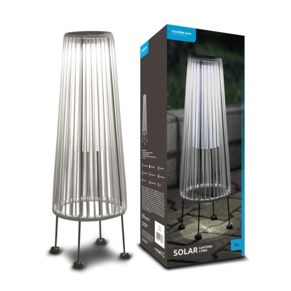 Modee Lighting LED Ηλιακό Φωτιστικό Κήπου H48x17x17cm - Image 2
