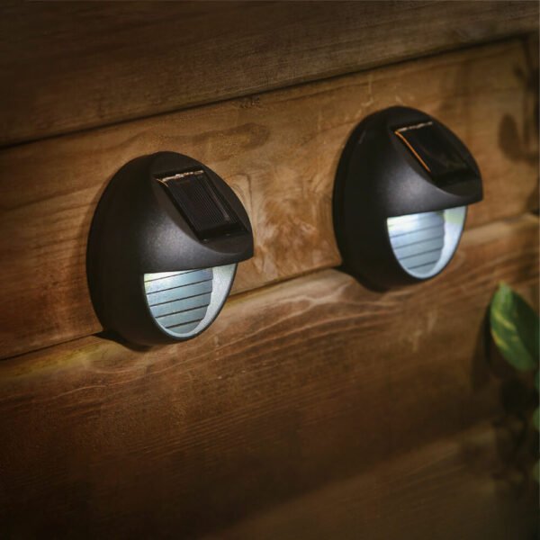 Modee Απλίκα Ηλιακή 6 lumens Ø80x45mm 2 Τεμάχια - Image 3